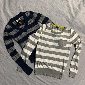 2pack long sleeve sweater tops